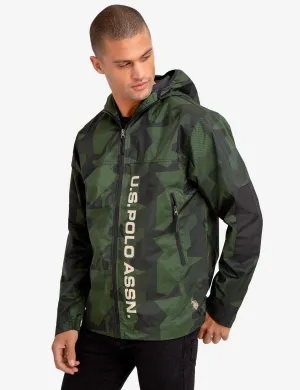GEOMETRIC CAMO WINDBREAKER