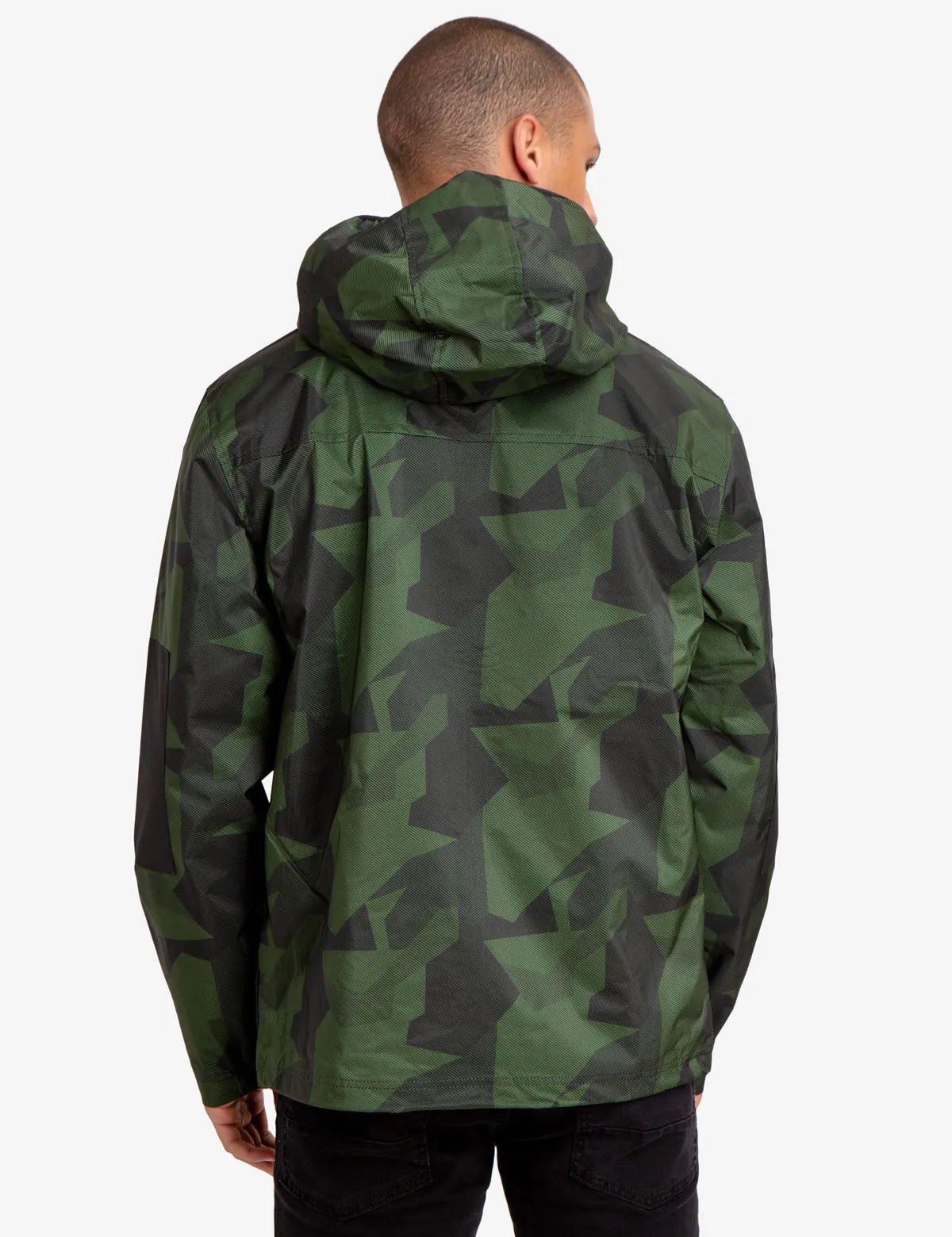GEOMETRIC CAMO WINDBREAKER