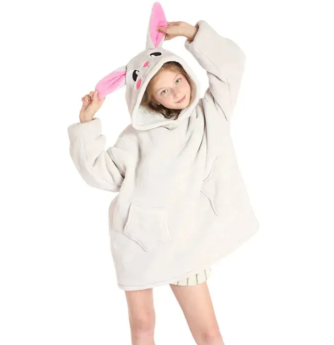 Girl's Colorful Galaxy Themed Tie Dye Hooded Sweater Dress