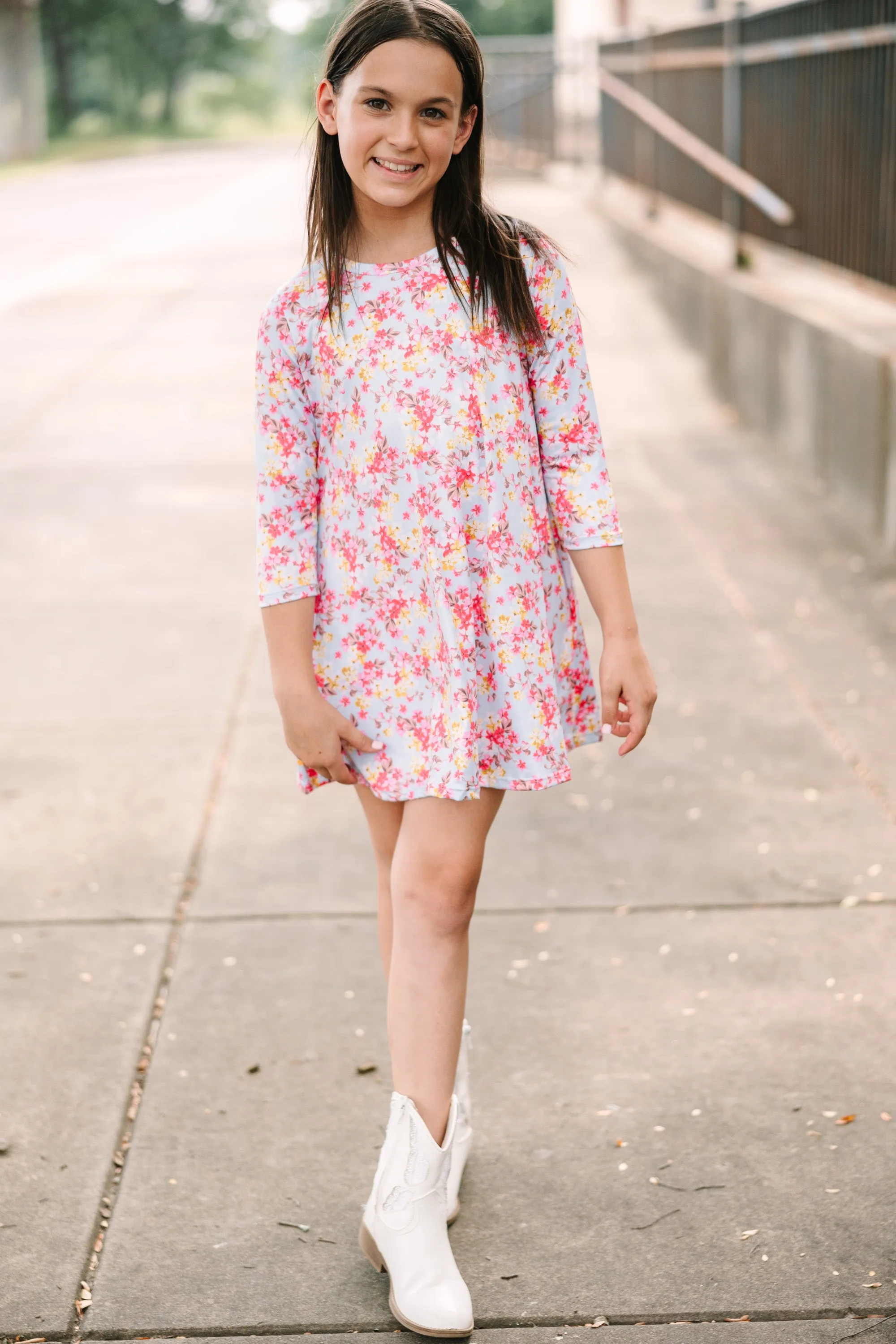Girls: Day By Day Ditsy Floral Dress