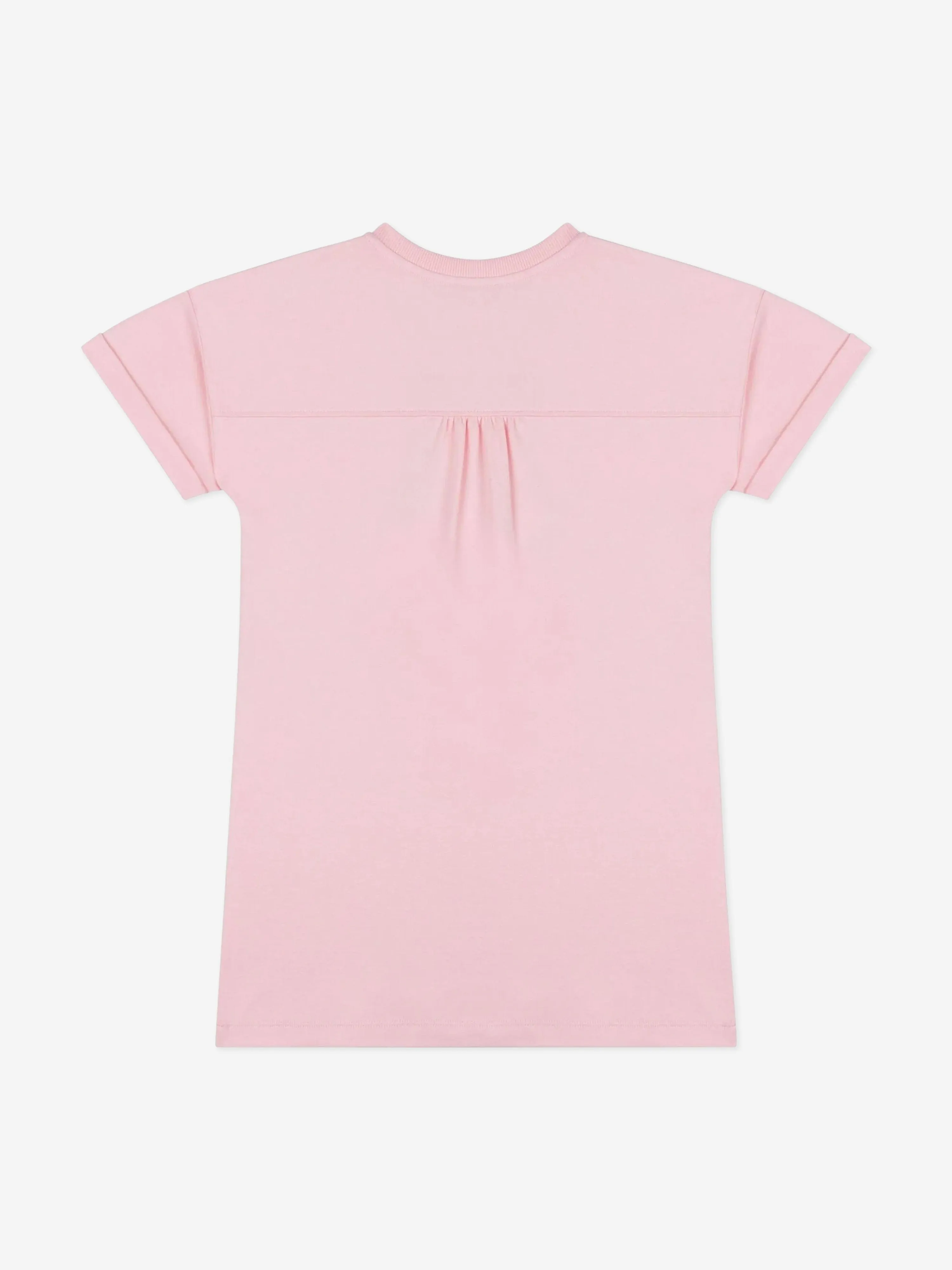 Girls Teddy Bear Logo Dress in Pink