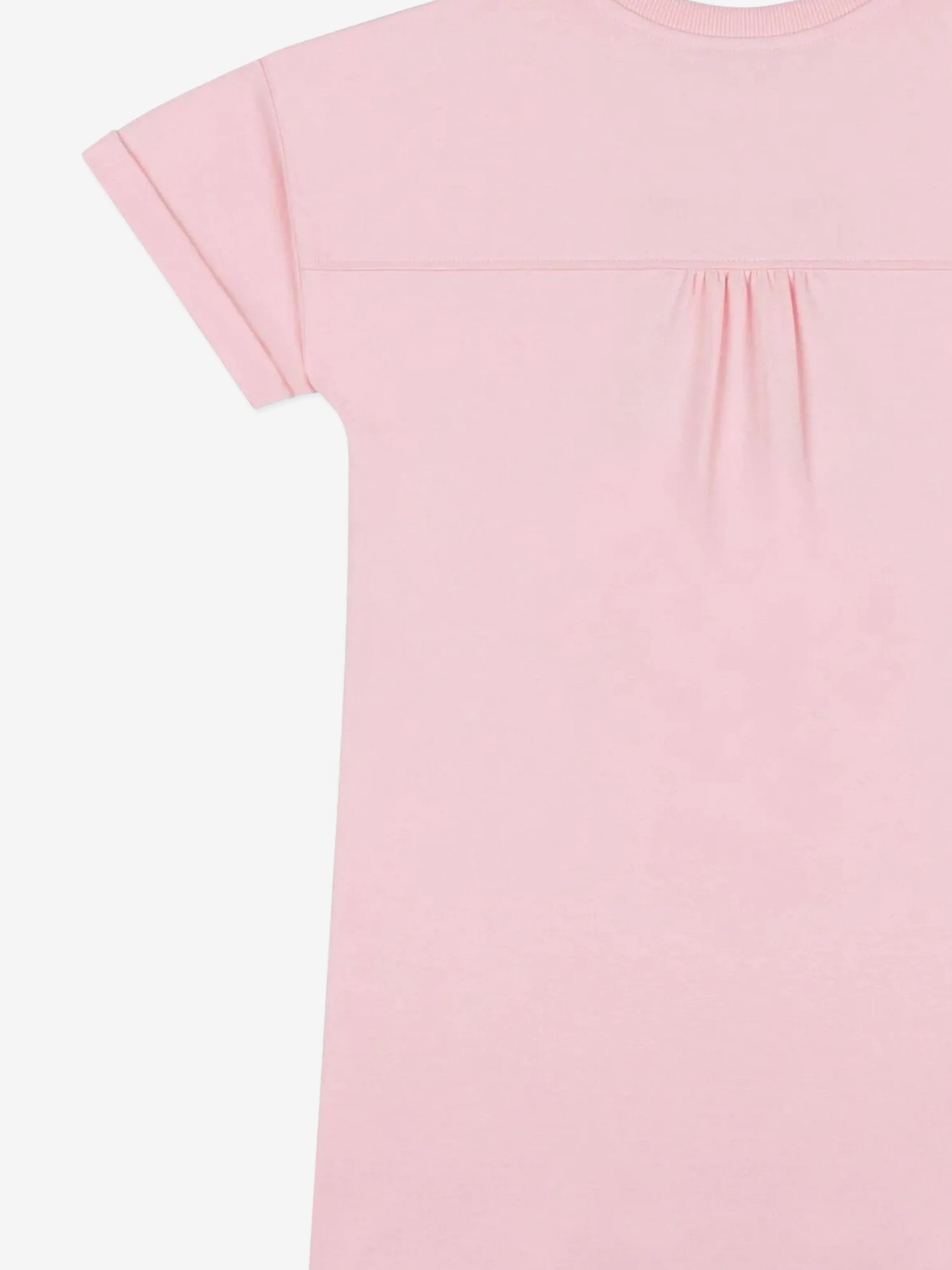 Girls Teddy Bear Logo Dress in Pink