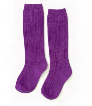 Grape Purple Knee High