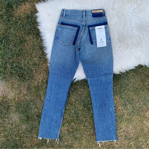 Grlfrnd Karolina Distressed Jeans 23 NWT