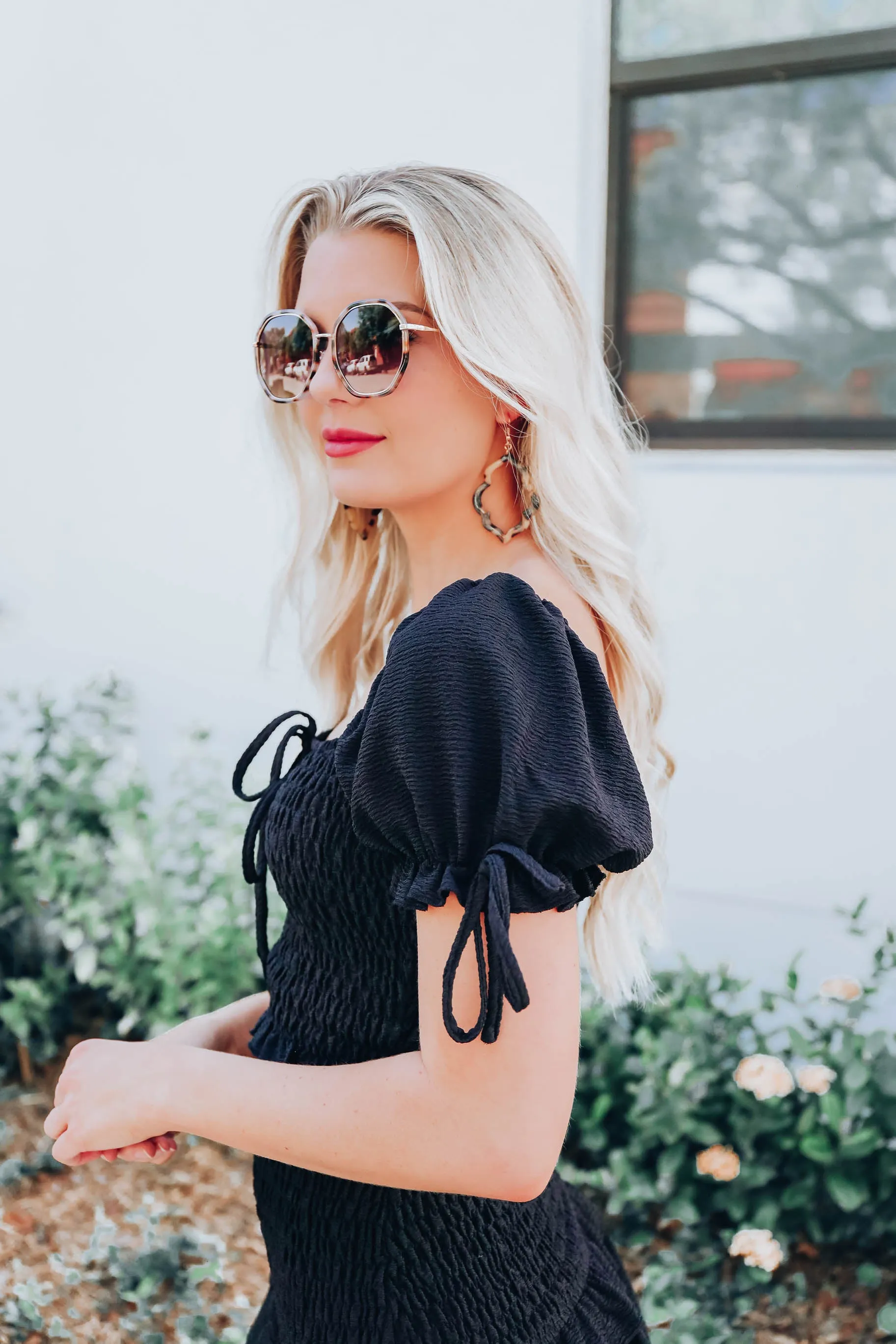 Gwen Smocked Crop Top
