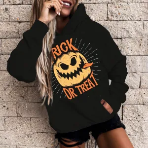 Halloween Hoodies Cool Cartoon Pumpkin 3D Print Pullover Sweatshirt Party Dress For Women And Children Tracksuit Winter Wear