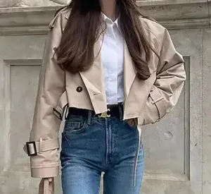 Harlyn - stilvoller cropped Trenchcoat