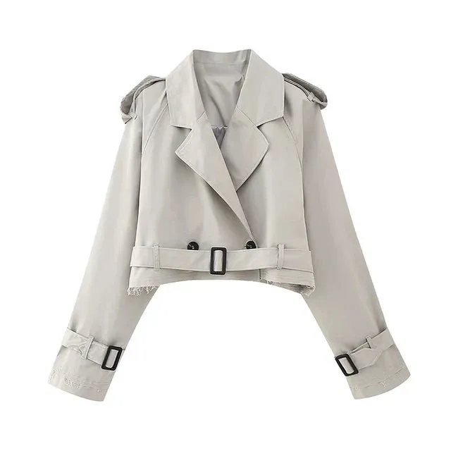 Harlyn - stilvoller cropped Trenchcoat