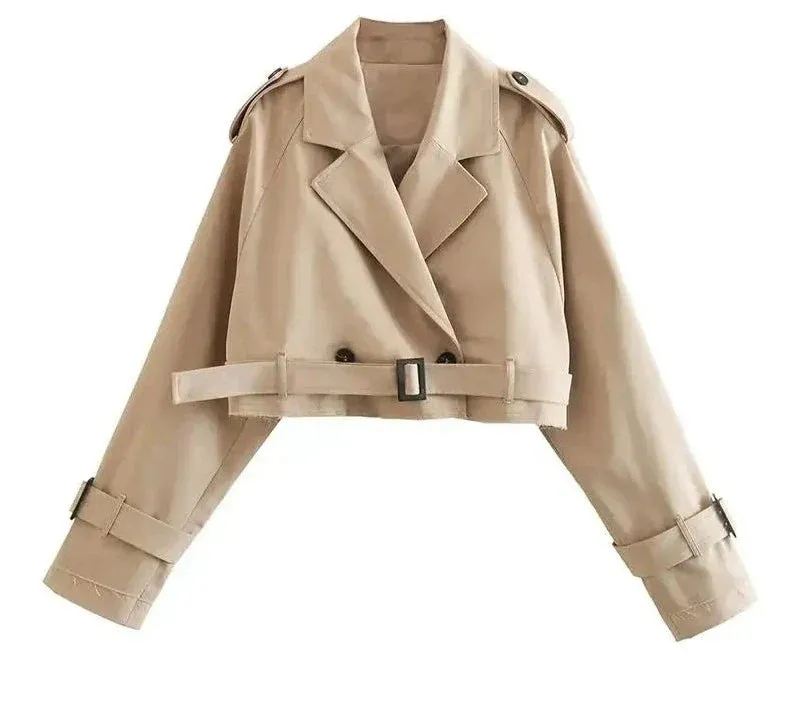 Harlyn - stilvoller cropped Trenchcoat