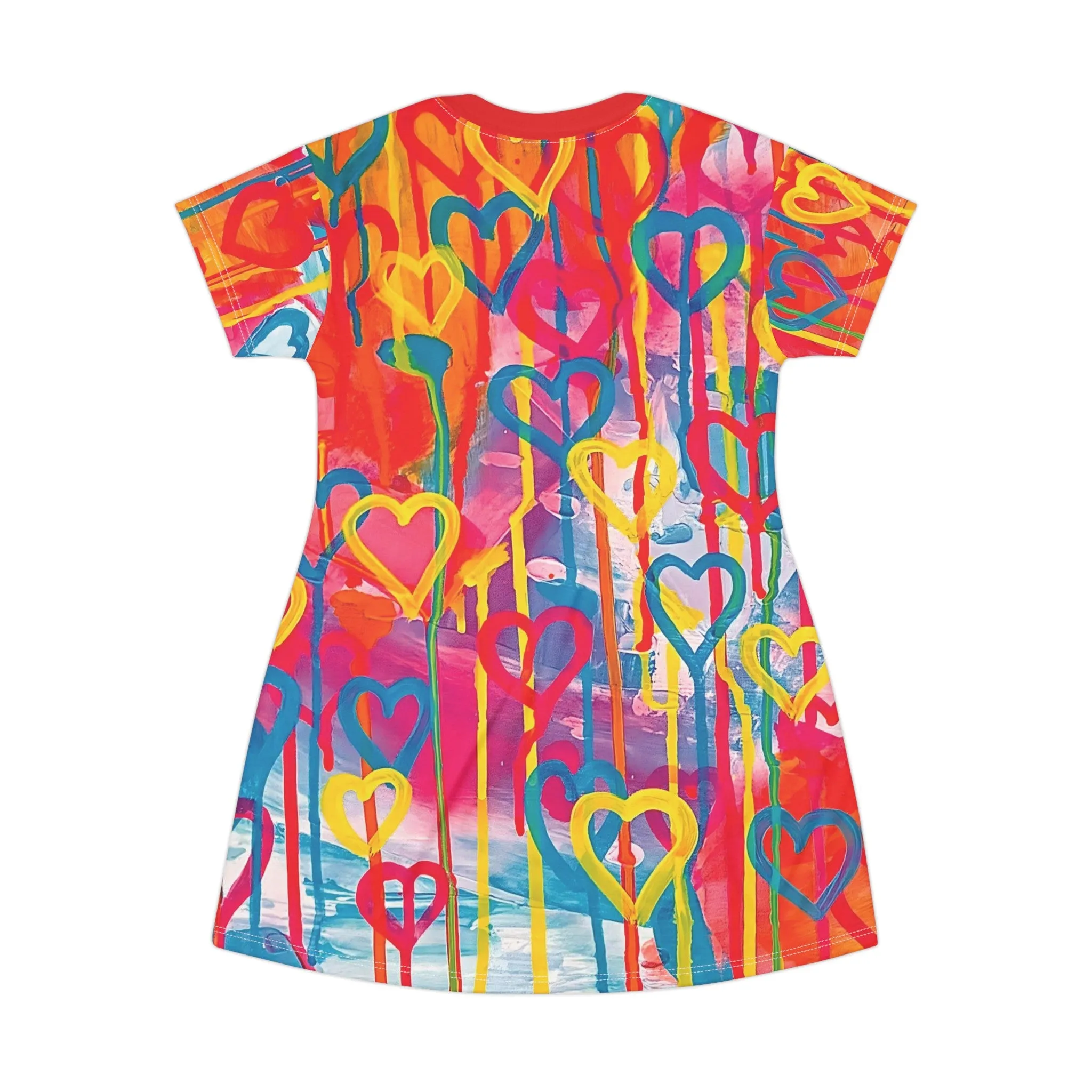 Heartburst T-Shirt Dress