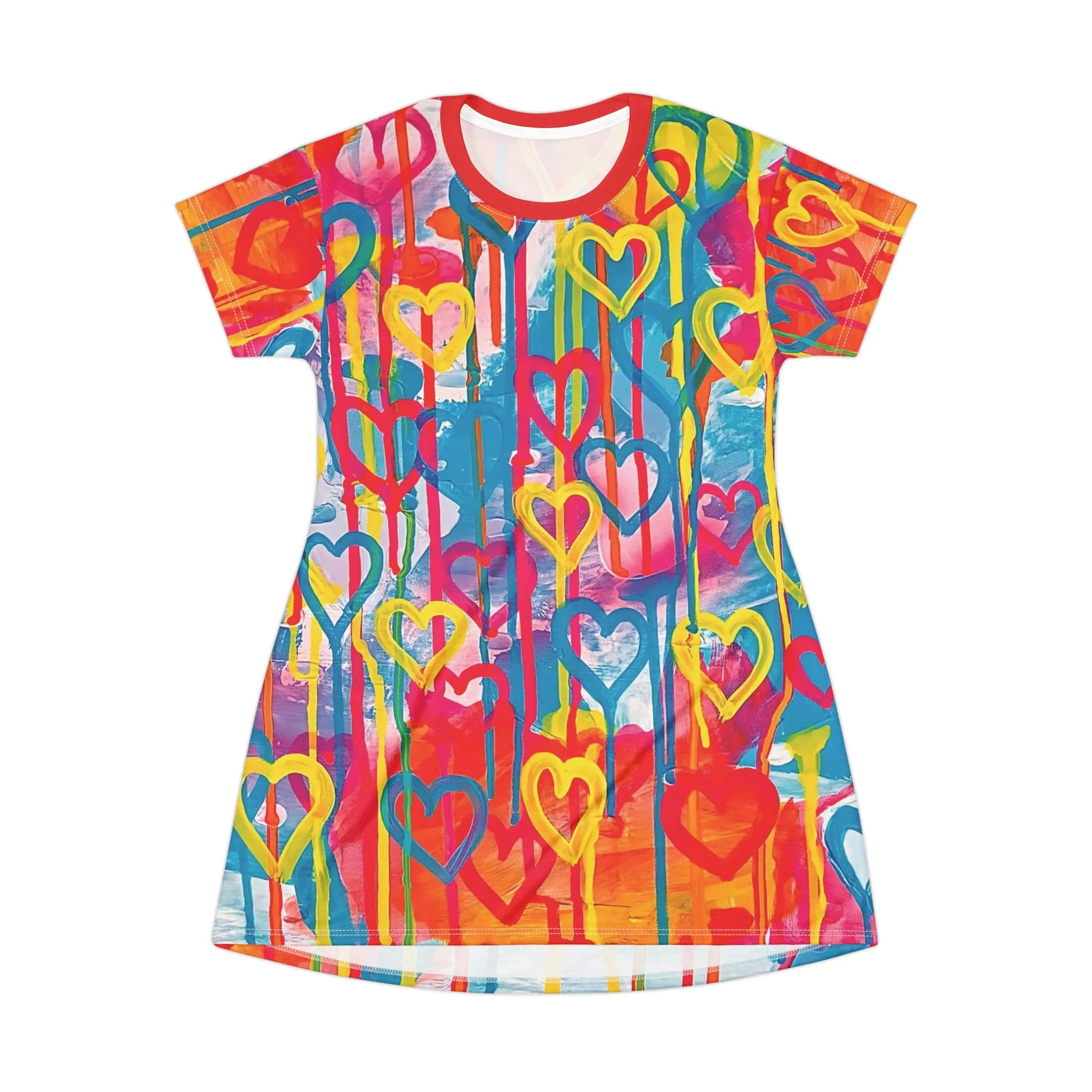 Heartburst T-Shirt Dress