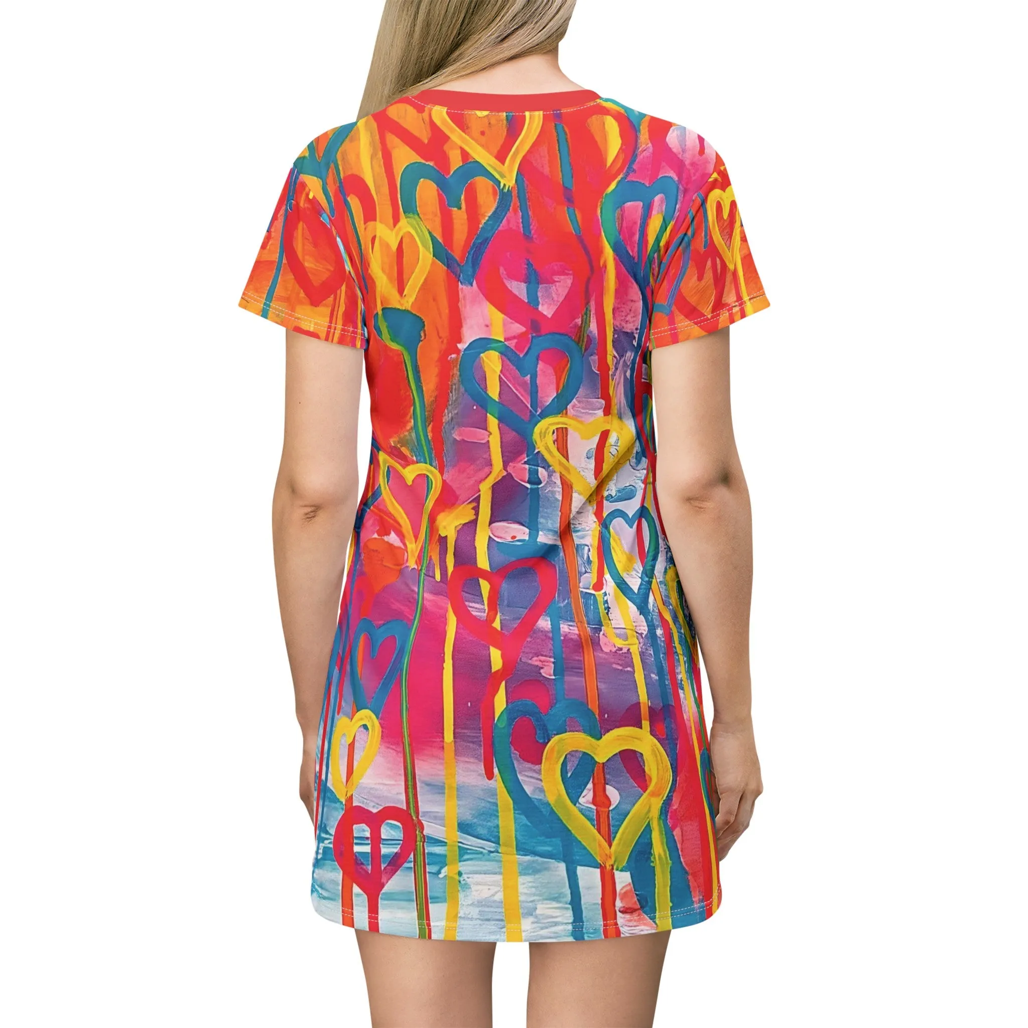 Heartburst T-Shirt Dress
