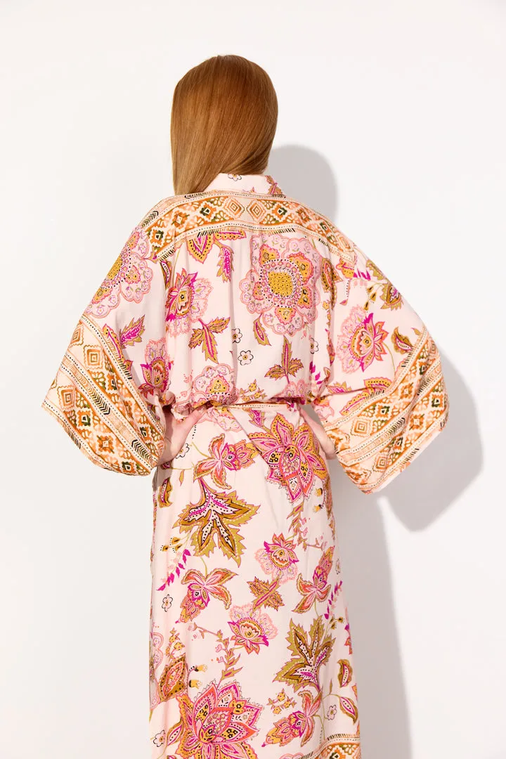 Helene Kimono - Coral