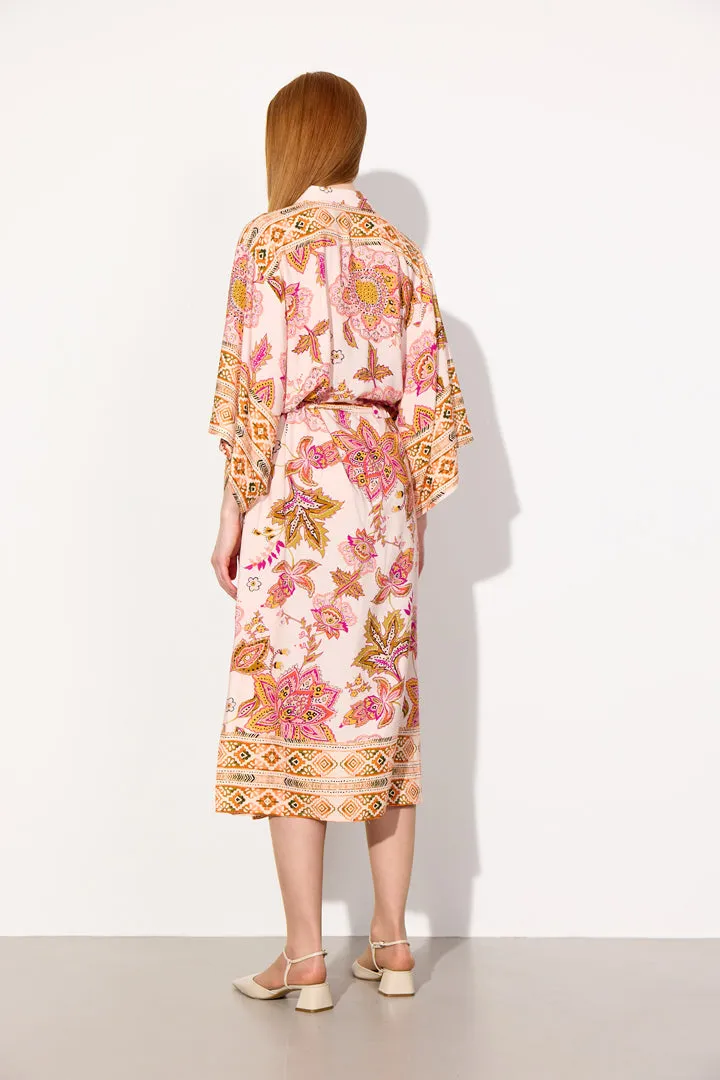 Helene Kimono - Coral