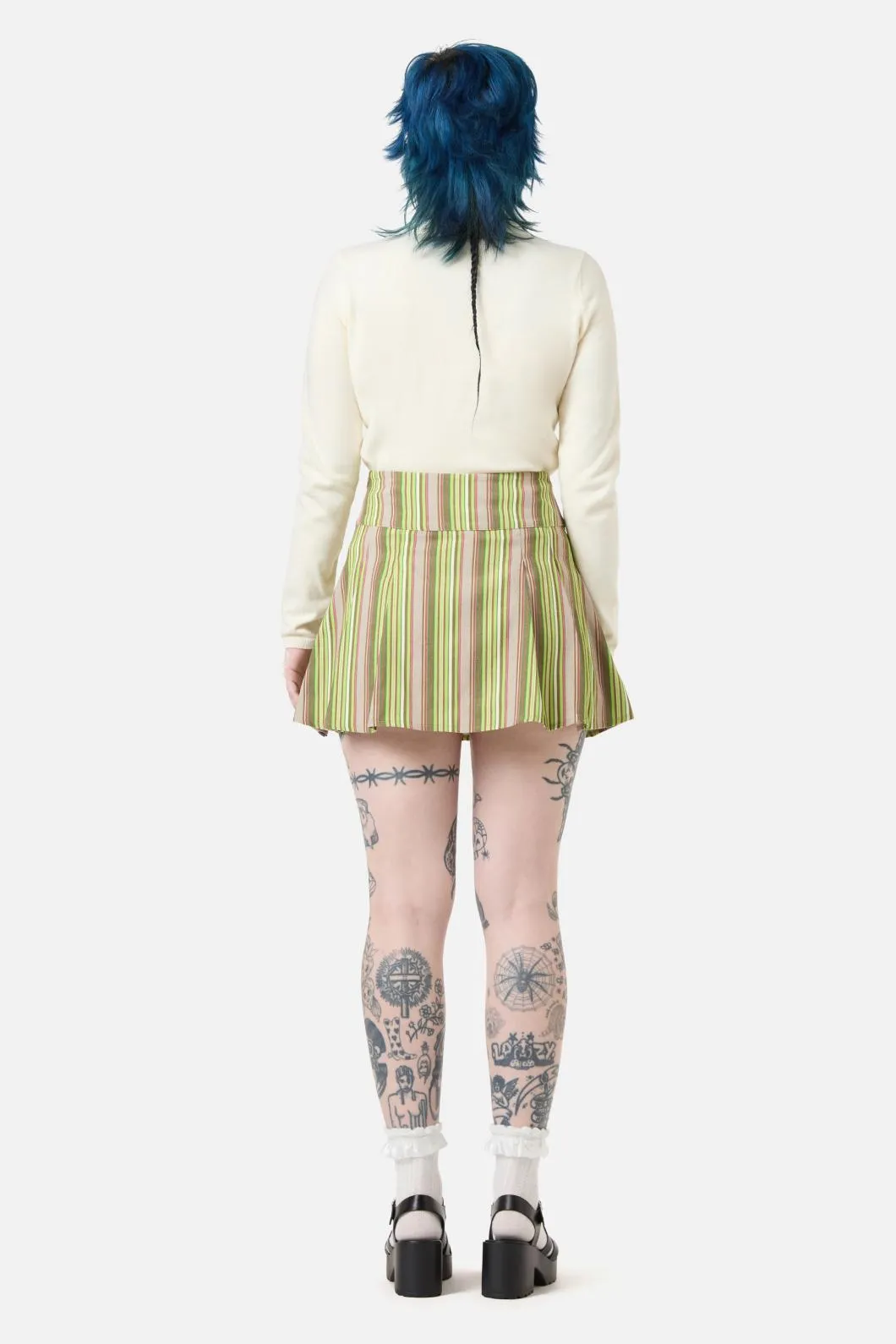 Homily Stripe Cord Skirt