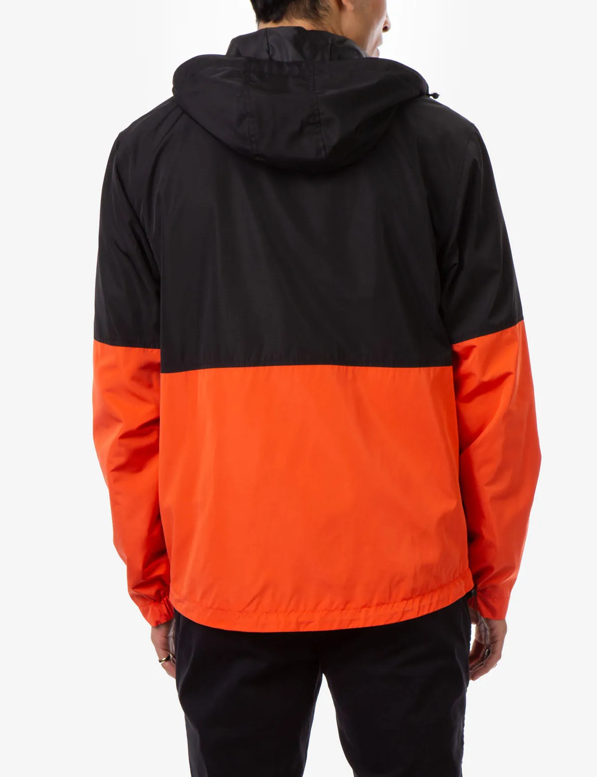 HOODED COLORBLOCK WINDBREAKER