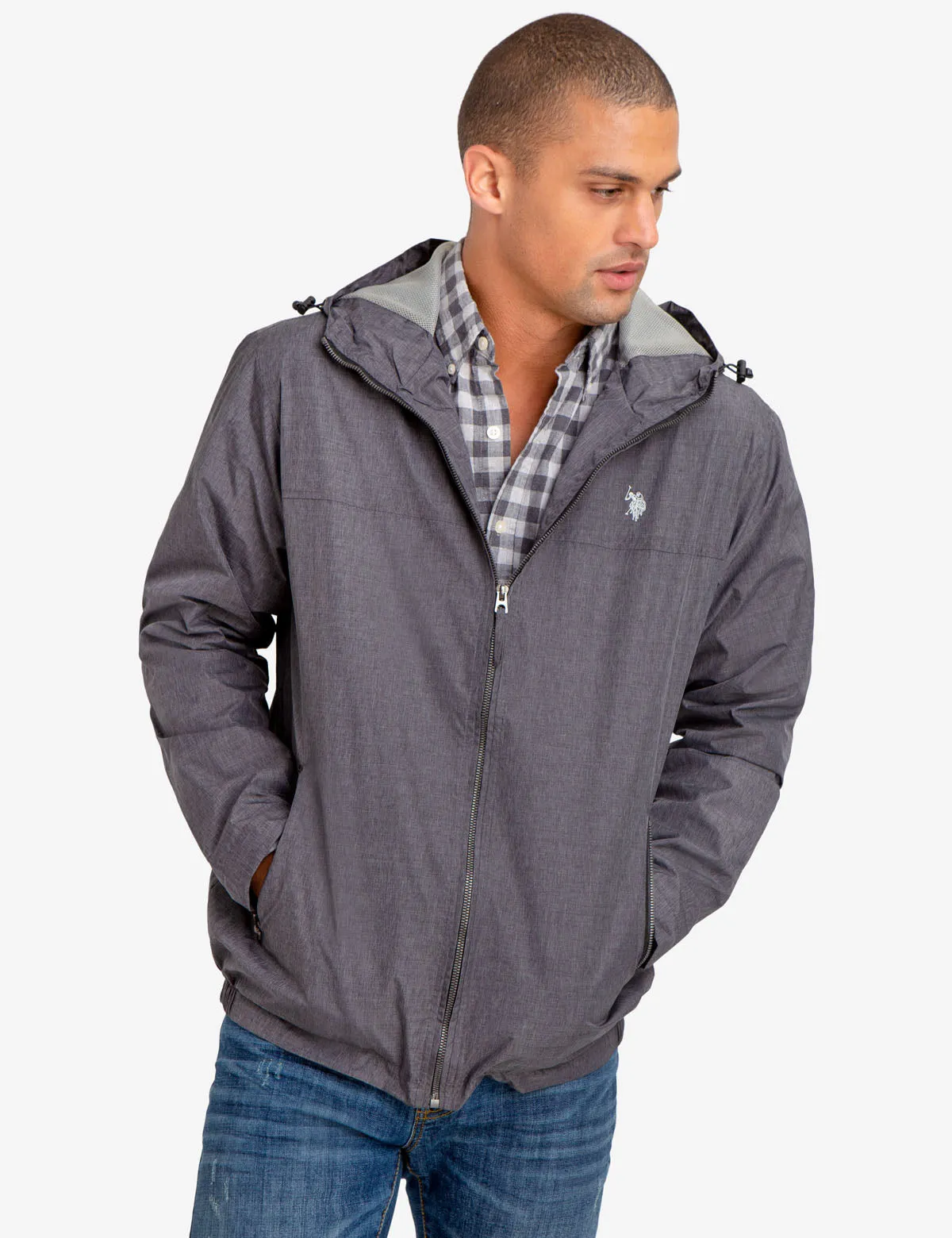HOODED WINDBREAKER