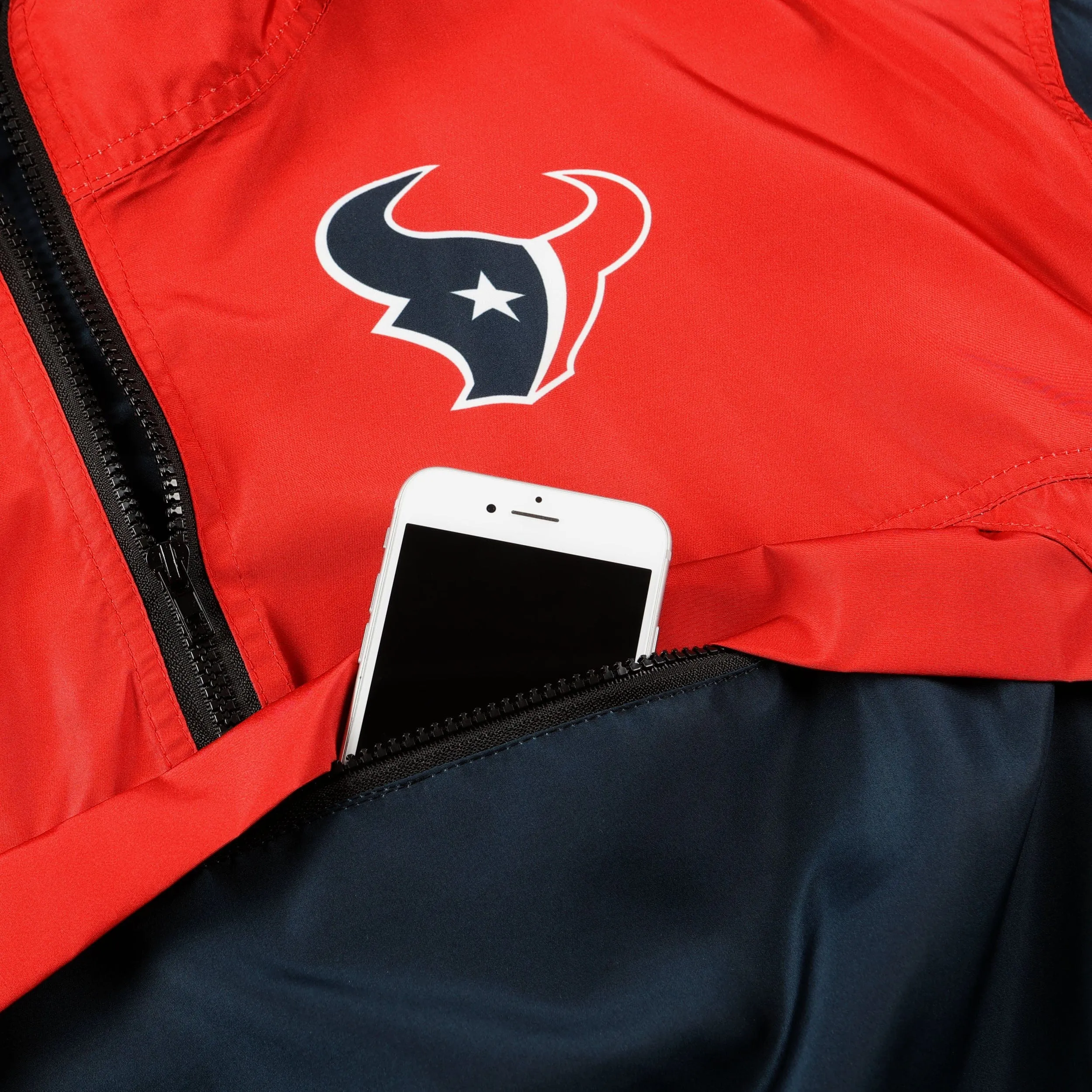 Houston Texans Womens Winning Play Windbreaker