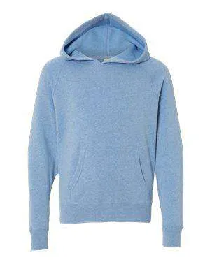 Independent Trading Youth Raglan Hoodie Sweatshirt - PRM15YSB