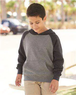 Independent Trading Youth Raglan Hoodie Sweatshirt - PRM15YSB