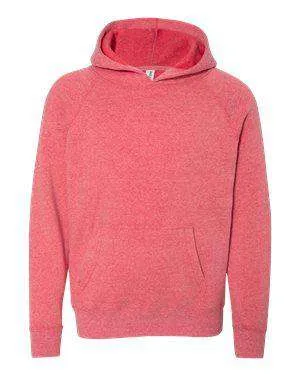Independent Trading Youth Raglan Hoodie Sweatshirt - PRM15YSB