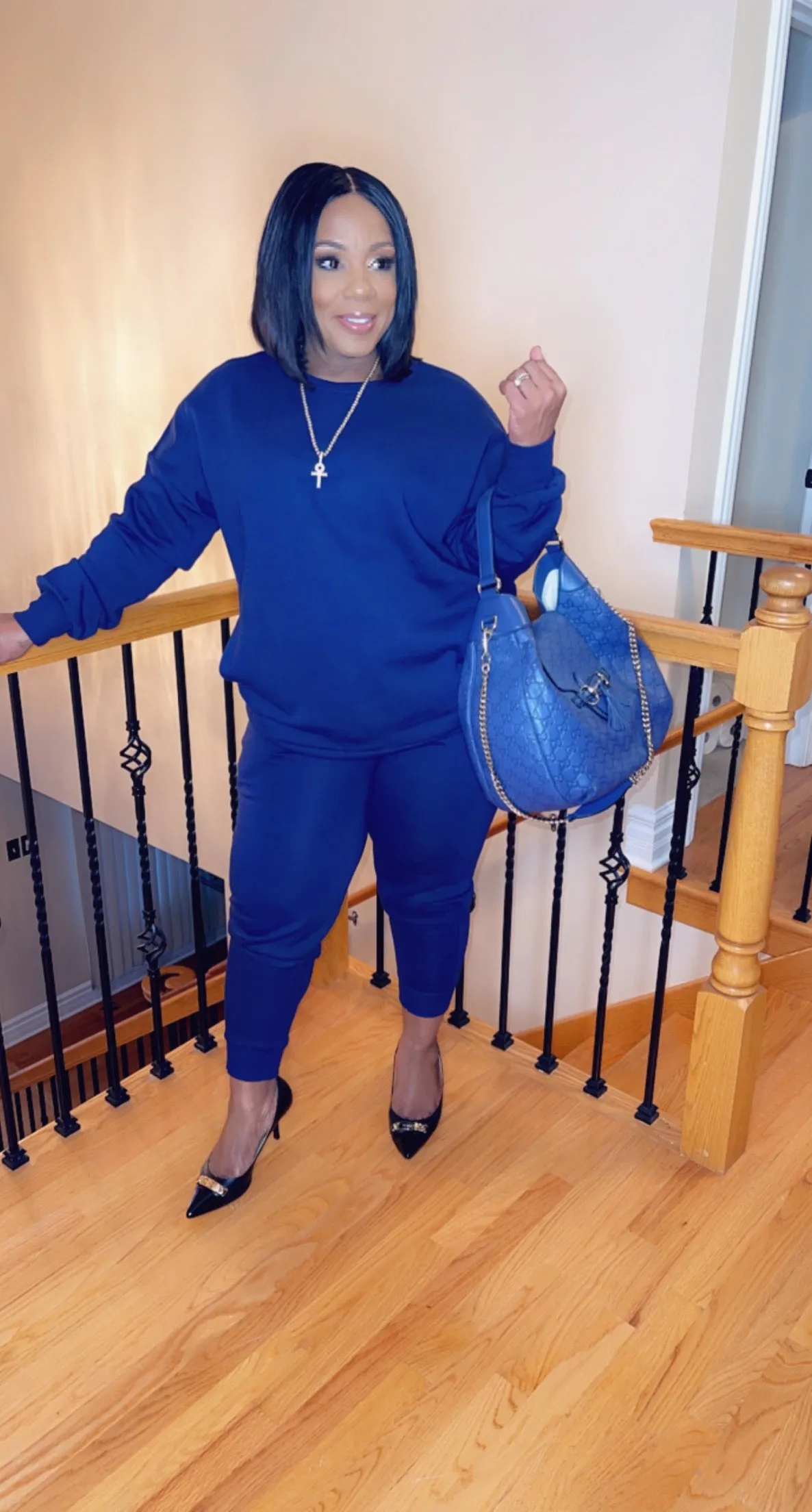 Indigo Jogger Set