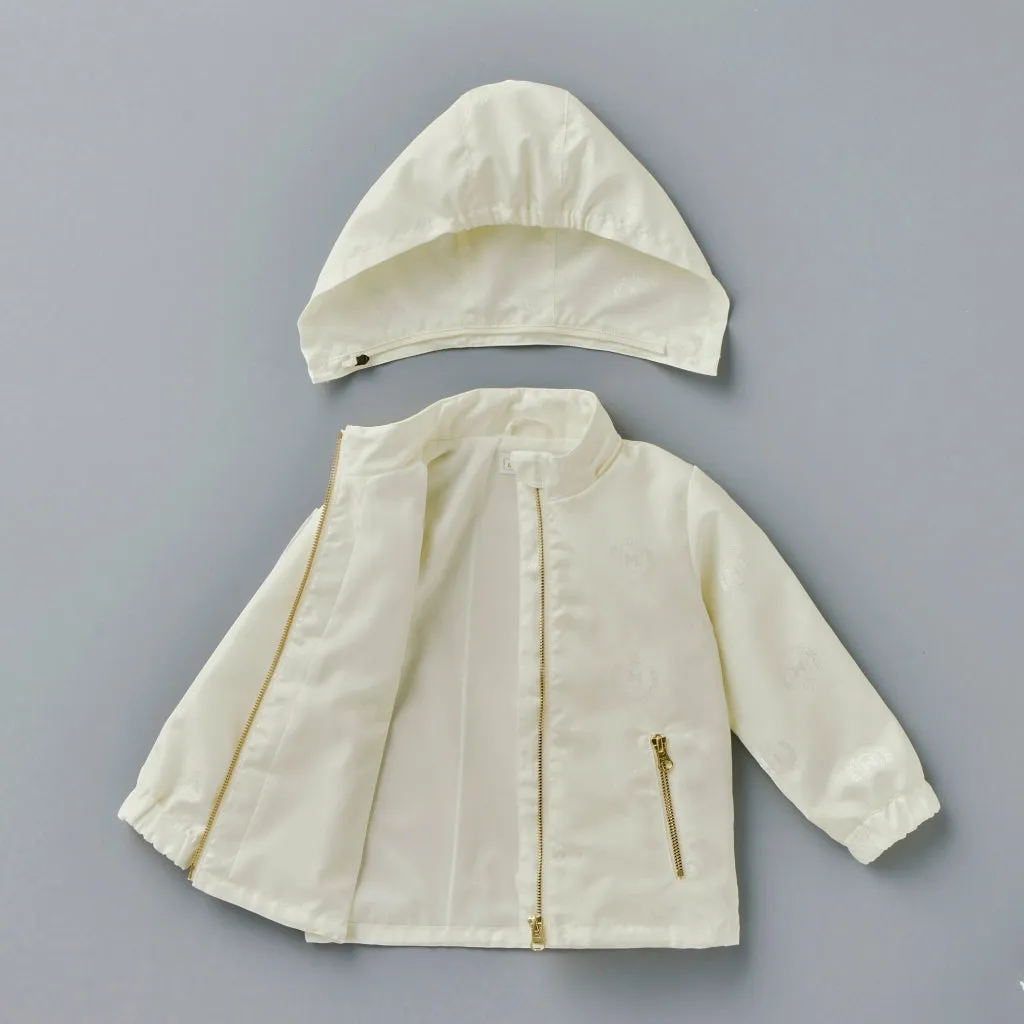 Jacquard Windbreaker Jacket