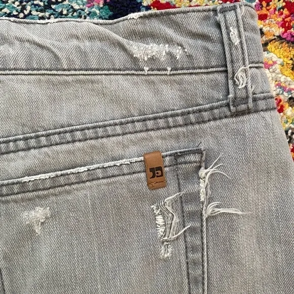 Joe’s Jeans Distressed Gray Cut Off Short