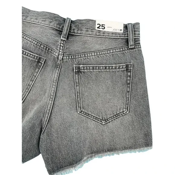 Joe's Jeans Gray Denim Size 25 Shorts Distressed High Rise 3&quot; Length Emmy