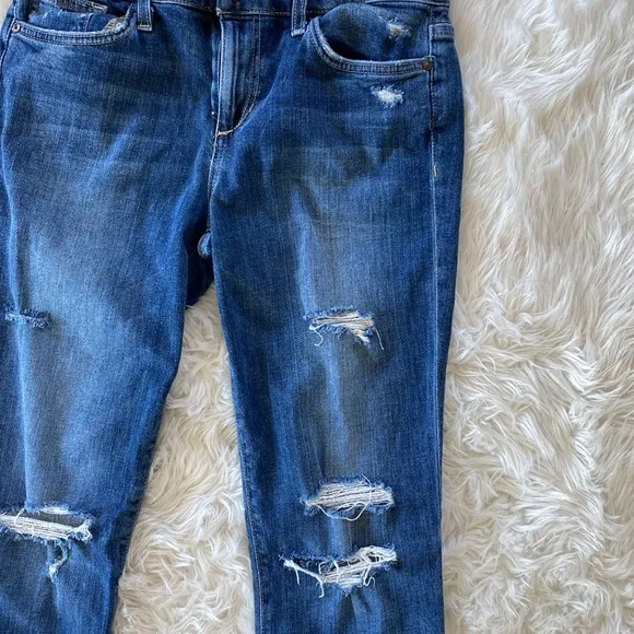Joe's Jeans The Skinny Rolled Distressed Keagan Ankle Cut