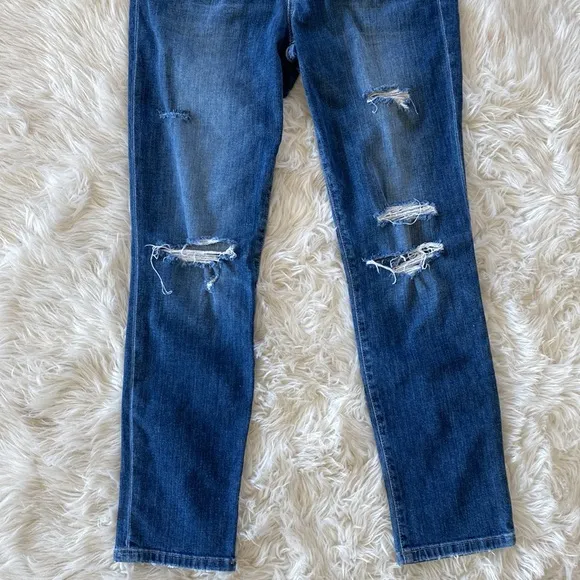 Joe's Jeans The Skinny Rolled Distressed Keagan Ankle Cut