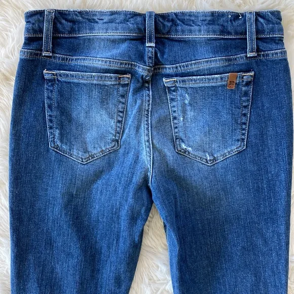 Joe's Jeans The Skinny Rolled Distressed Keagan Ankle Cut
