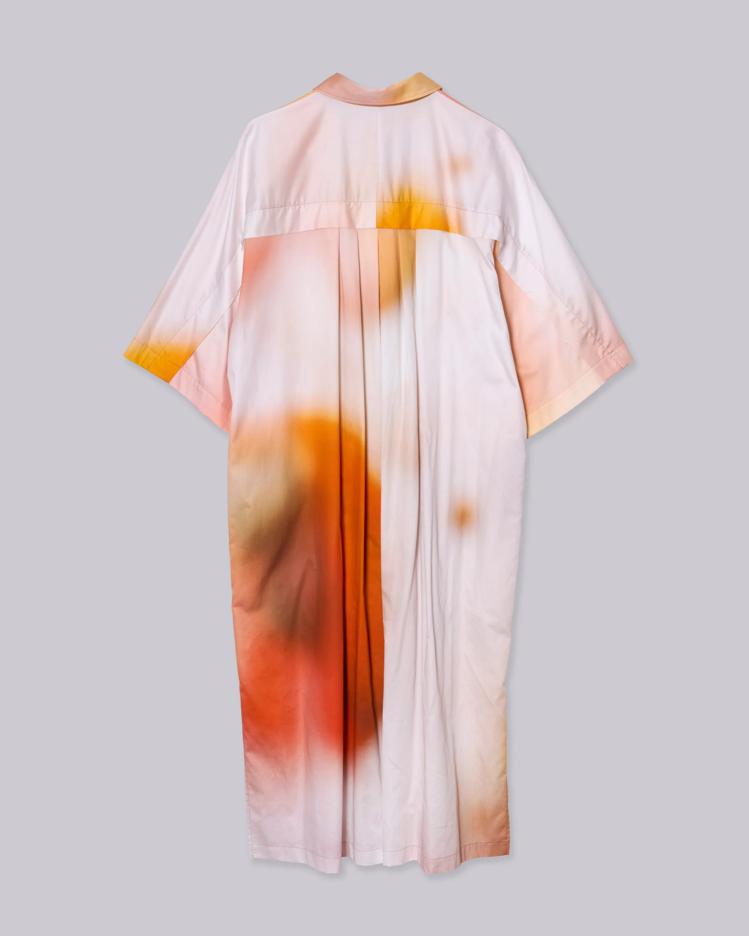 KAFTAN SHIRT DRESS IN PRINT