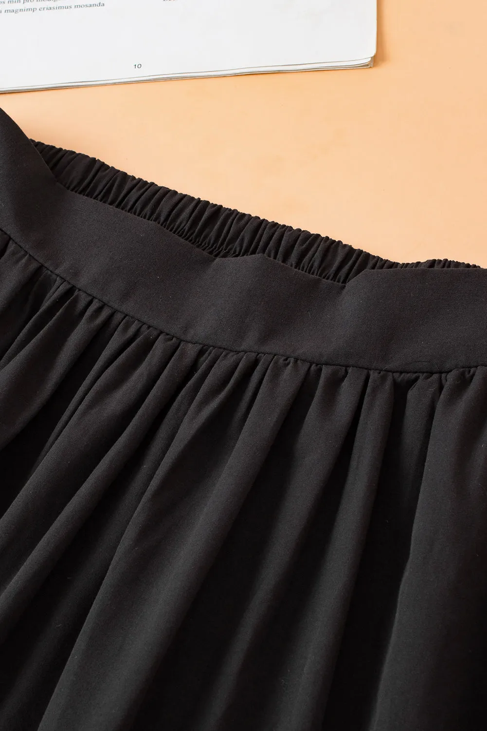 KaleaBoutique Ricrac Trim Colorblock High Waist Long Skirt