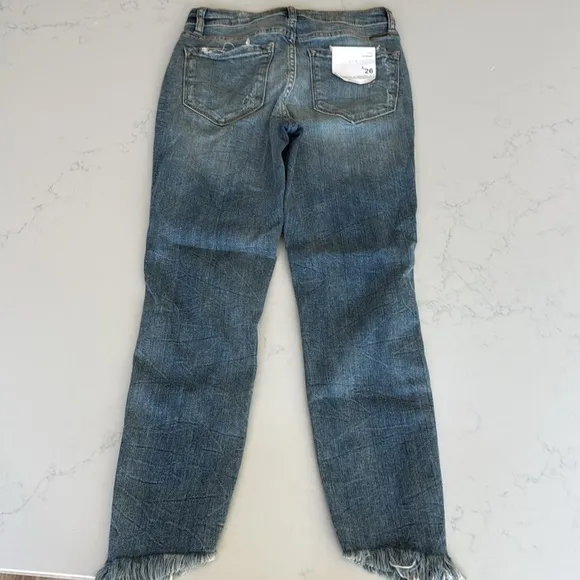 KanCan Light Wash Distressed Skinny Jeans Size 5