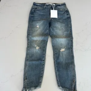 KanCan Light Wash Distressed Skinny Jeans Size 5