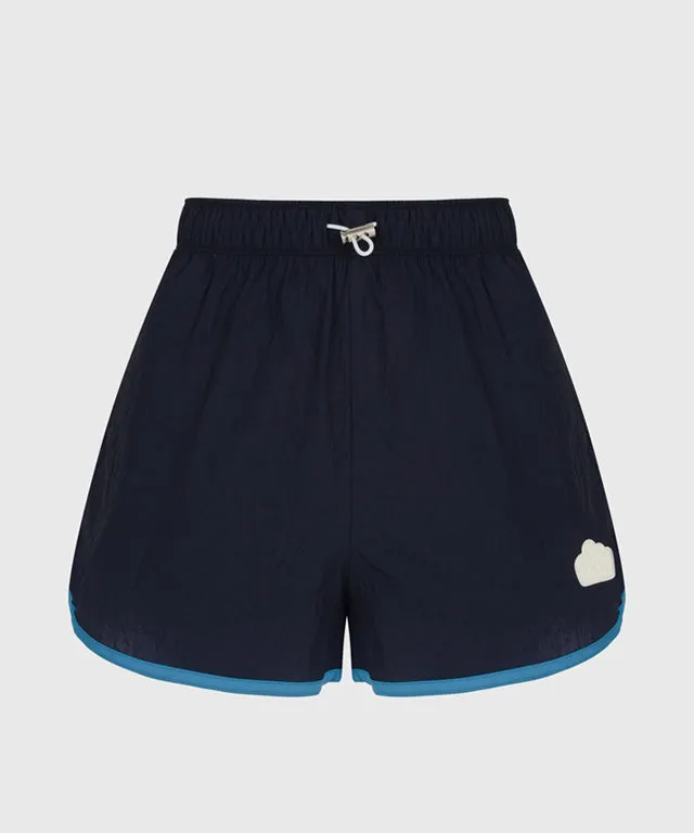 KANDINI Color Block Set-up Pants - Navy