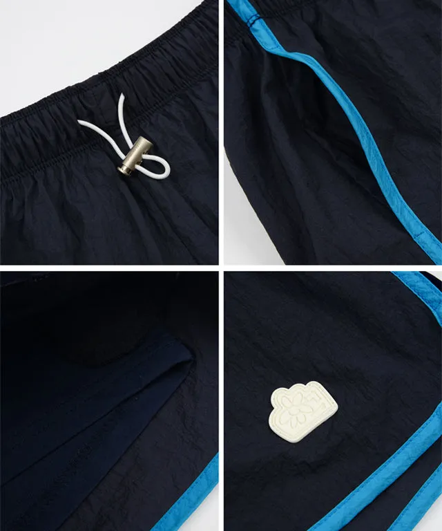 KANDINI Color Block Set-up Pants - Navy