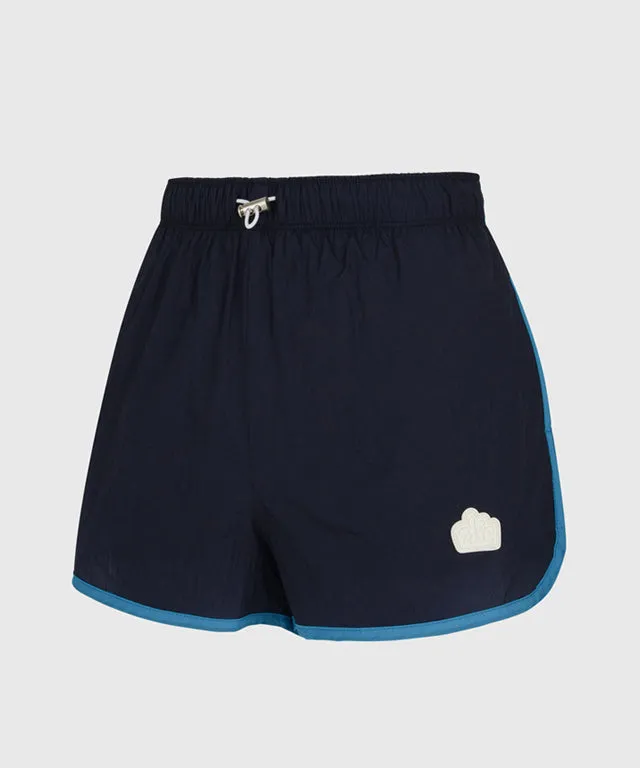 KANDINI Color Block Set-up Pants - Navy