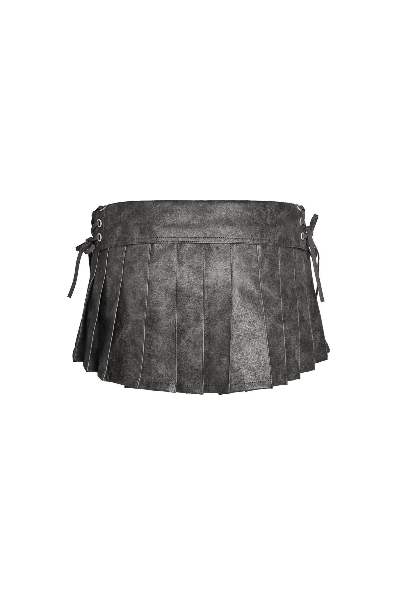 KARI SKORT - GREY : CHARCOAL