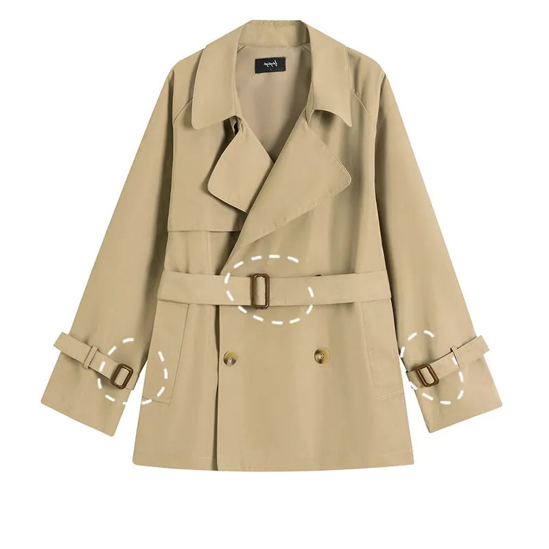 Khaki Trench Coat for Women