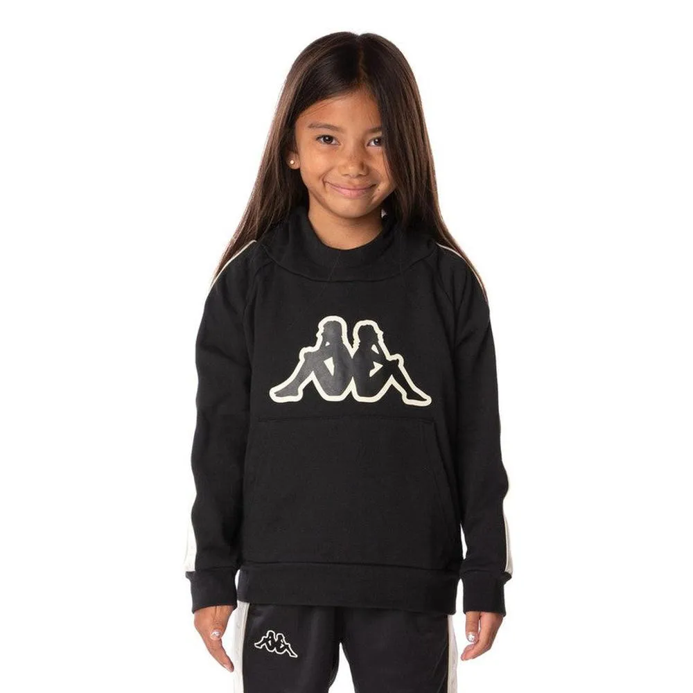 Kid's Logo Tape Apet 2 Hoodie-Black Smoke