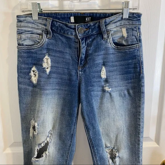 KUT FROM THE KLOTH CATHERINE BOYFRIEND JEANS SIZE 4