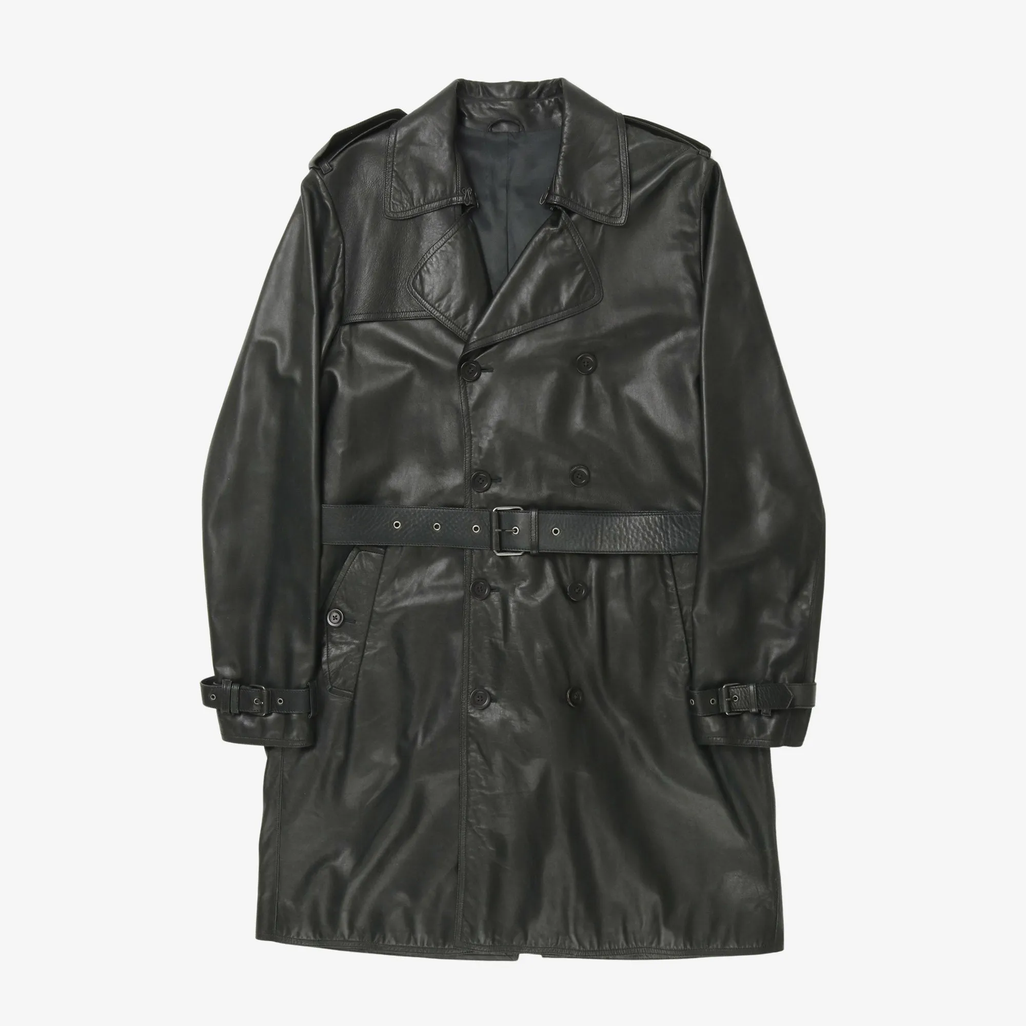 Leather Trench Coat