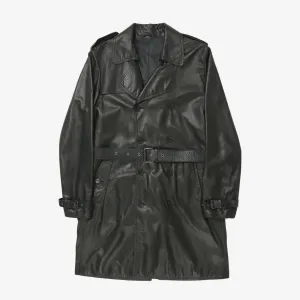Leather Trench Coat