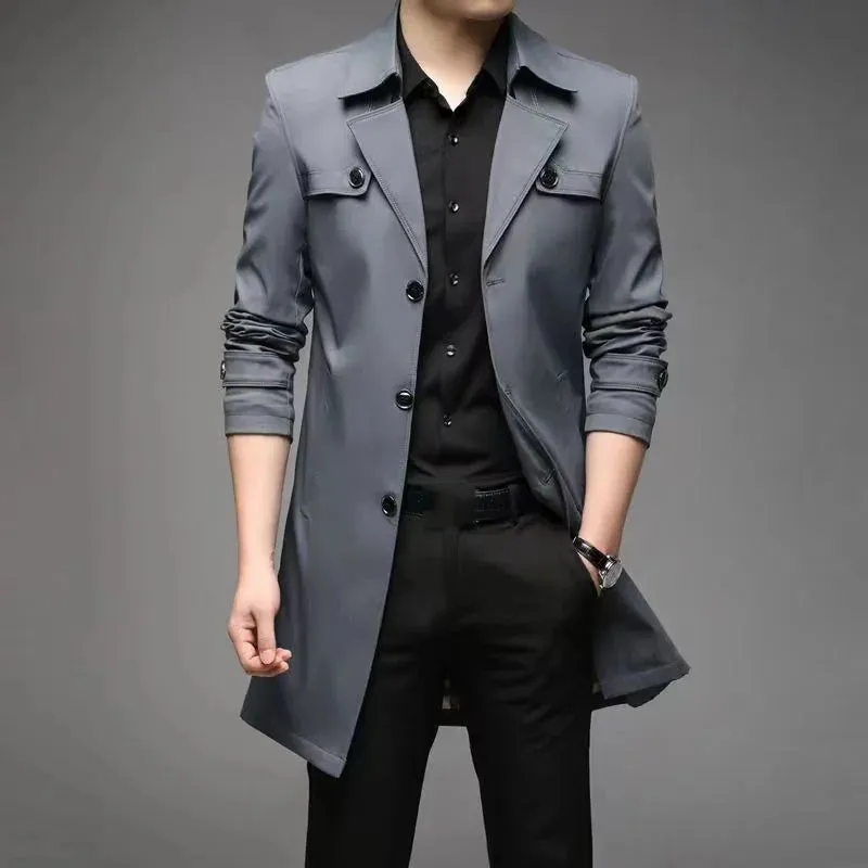 Lenard - Lässiger Business-Trenchcoat