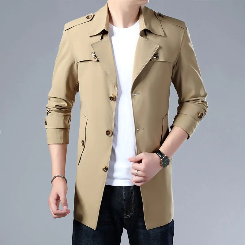 Lenard - Lässiger Business-Trenchcoat