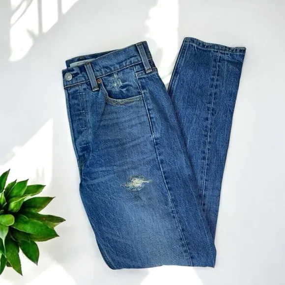 Levi’s Altered 501 Skinny Jeans in Moody Blues