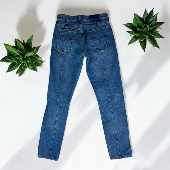 Levi’s Altered 501 Skinny Jeans in Moody Blues