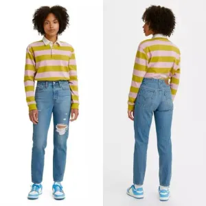 Levi's Wedgie Icon Fit Distressed Jeans in Athens Sleep sz 26